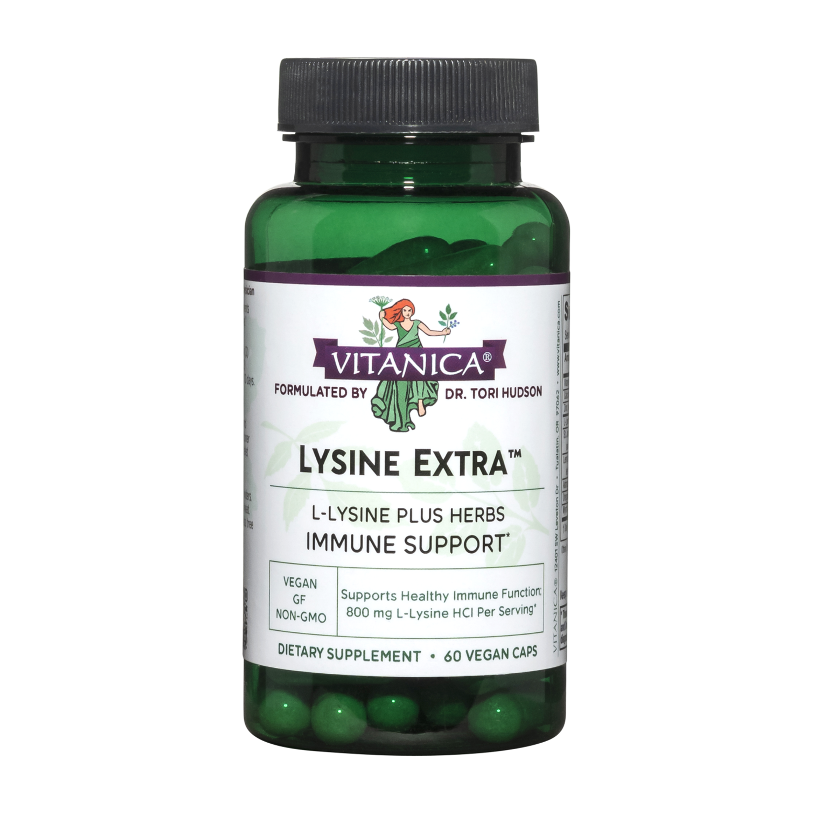 Vitanica Lysine Extra Immune Support 60 Vegi caps