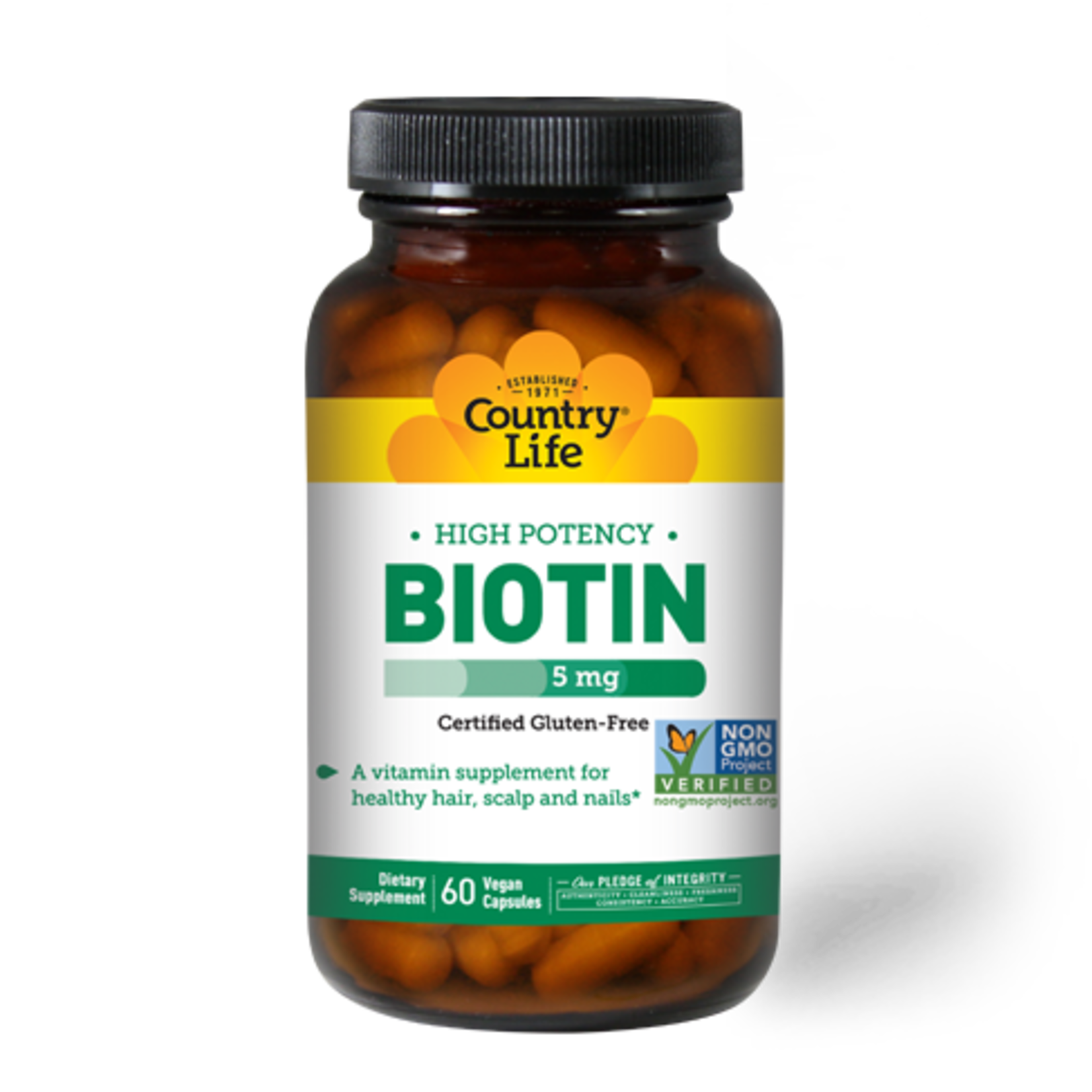 Country Life Country Life High Potency Biotin 5mg 60ct