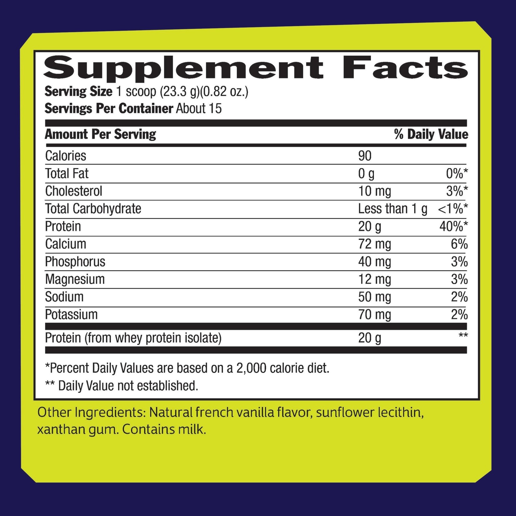 BioChem BioChem Whey Isolate Protein Natural Flavor