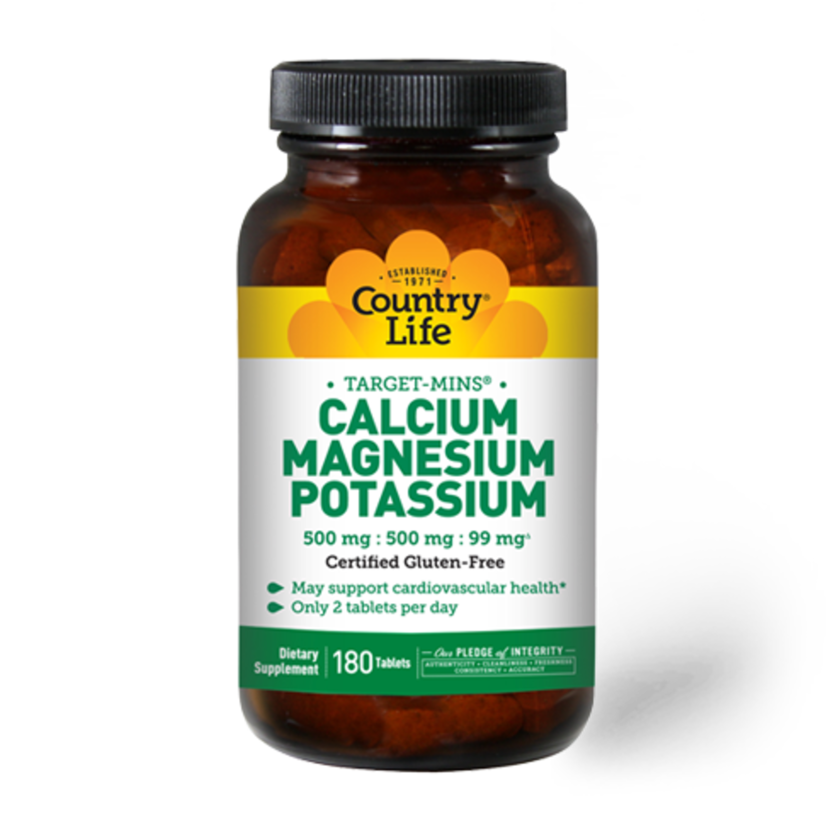 Country Life Country Life Calcium Magnesium Potassium 180ct