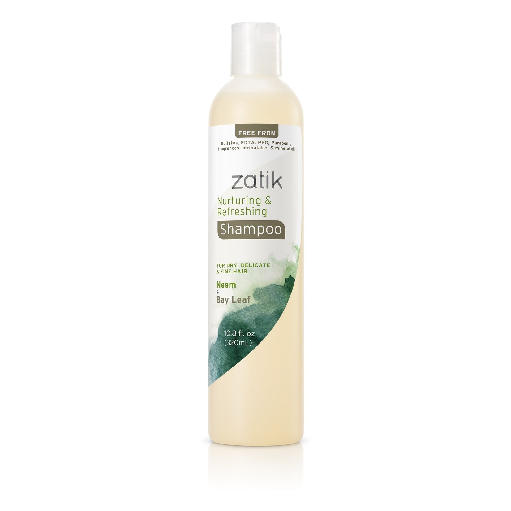 Zatik Inc. Zatik Nurturing and Refreshing Shampoo Neem and Bay Leaf 10.8oz