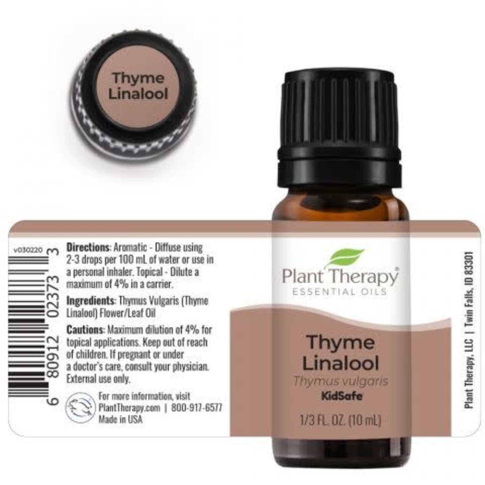 Plant Therapy PT Thyme Linalool Essential Oil 10ml