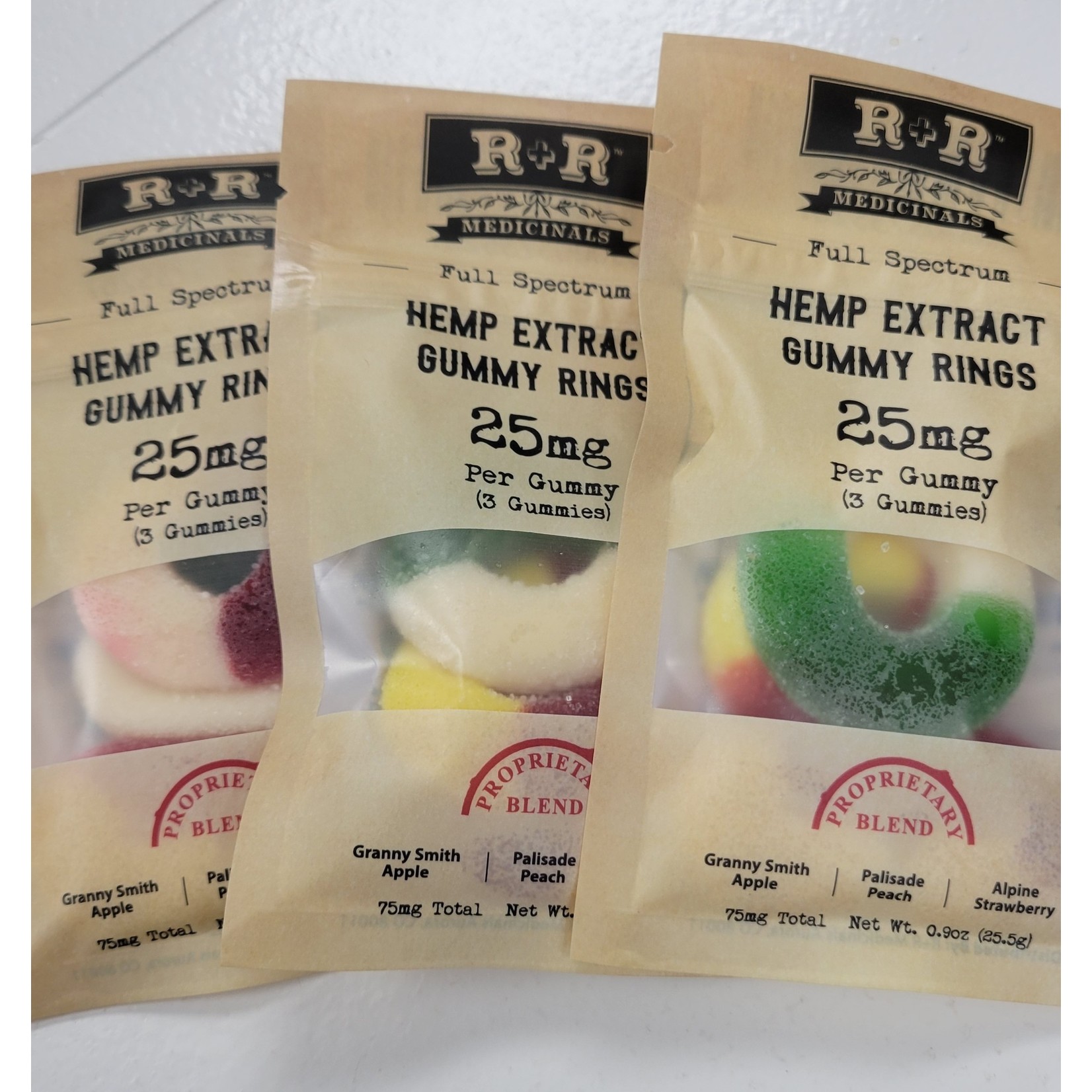 R&R Medicinals R & R Medicinals Full Spectrum Hemp Extract Gummies 25mg 3ct