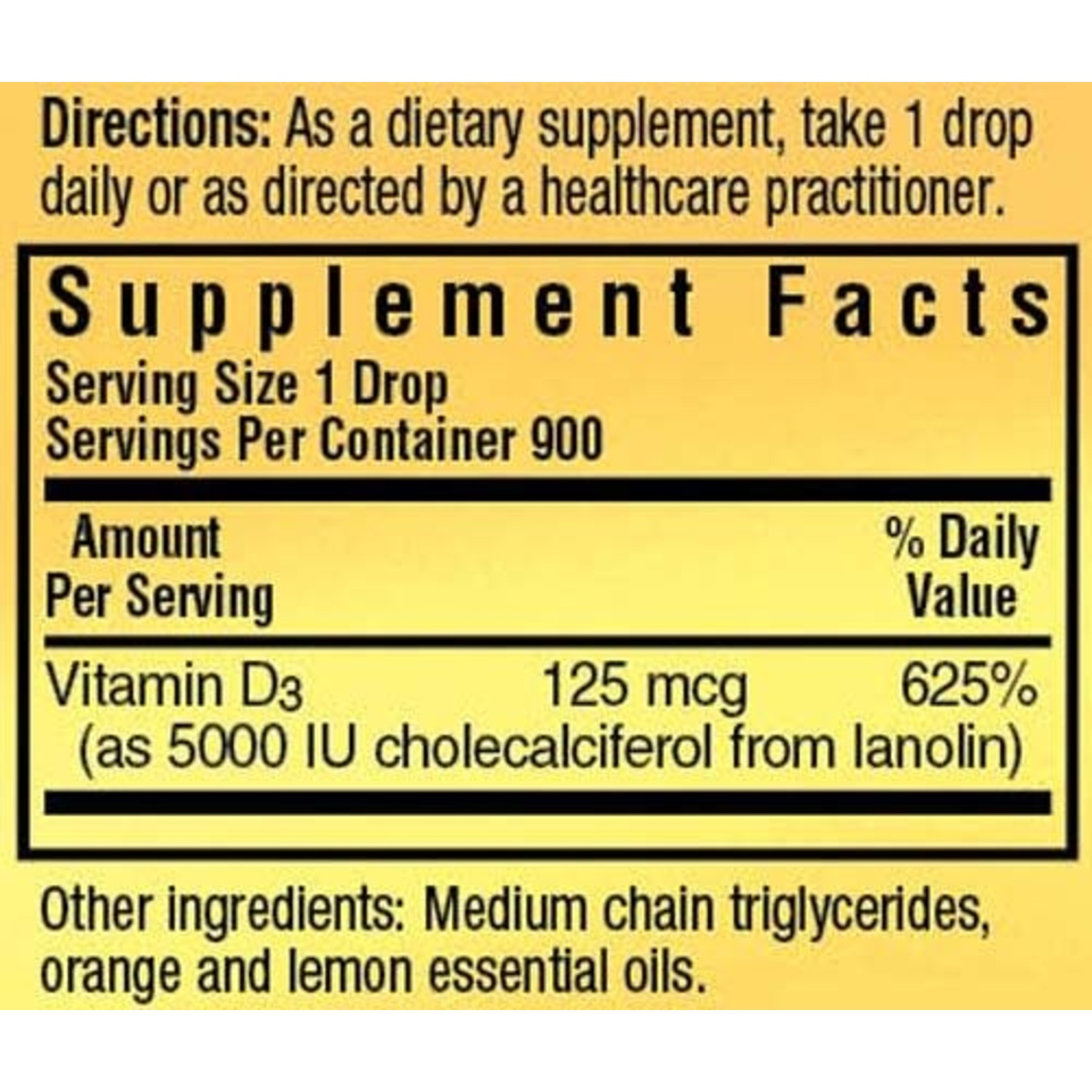 BlueBonnet Bluebonnet Vitamin D3 Drops 5000iu