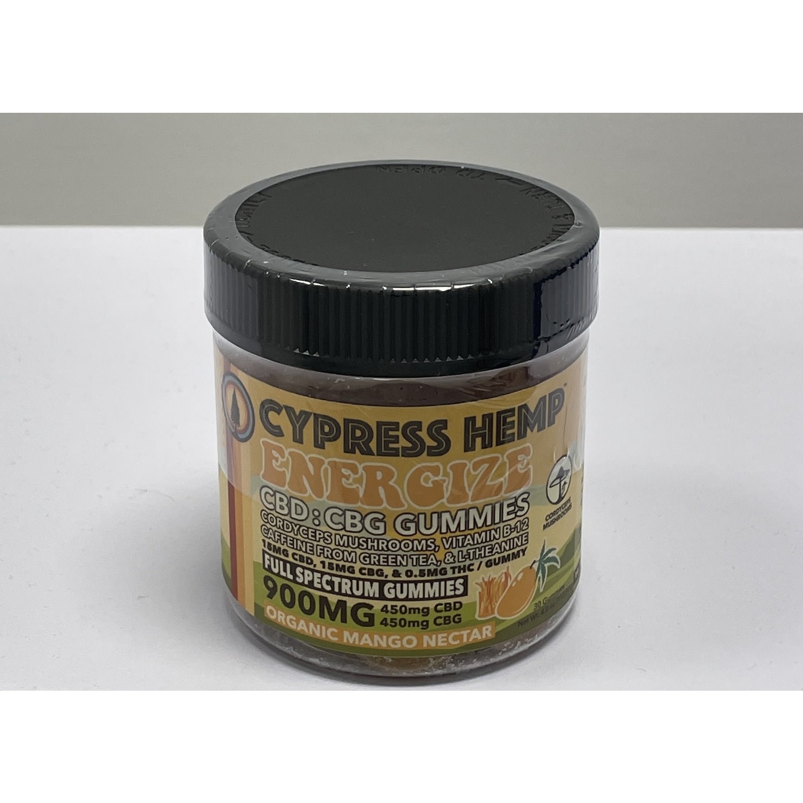Cypress Hemp Cypress Hemp Energy CBD Gummies Mango Nectar 900mg 30ct