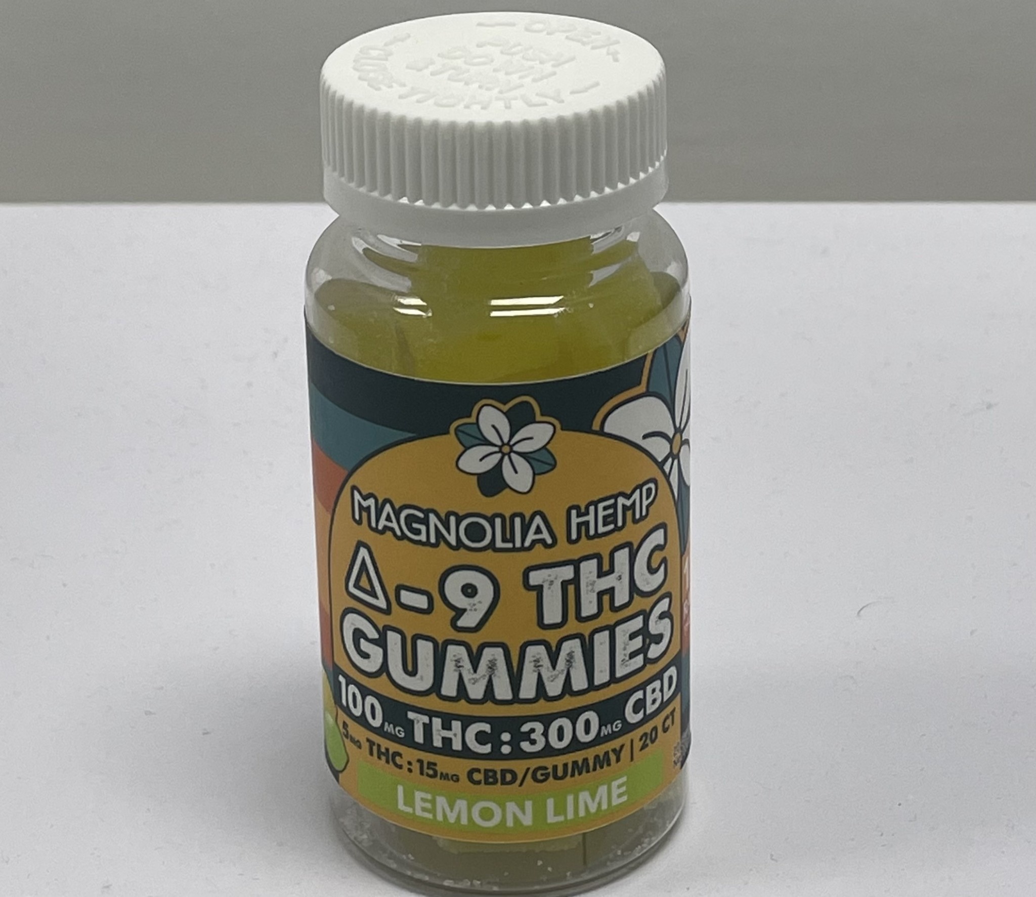Magnolia Hemp Delta 9 THC Lemon Lime Gummies 20ct Health4Nola Metairie
