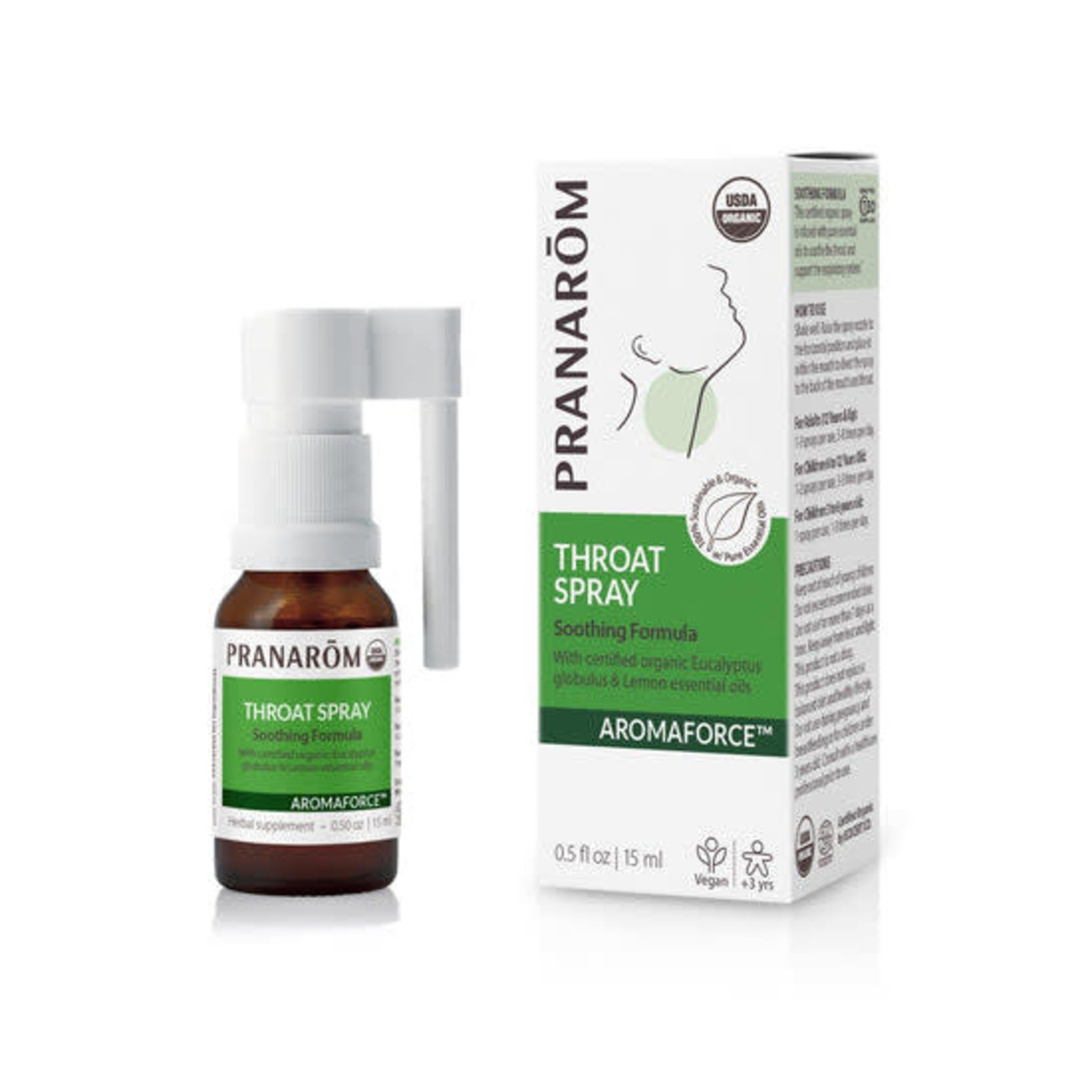 Pranarom Pranarom Herbal Supplement Throat Spray 15ml