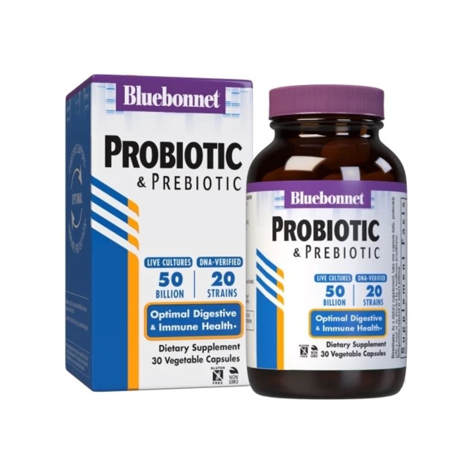 BlueBonnet Bluebonnet 50 Billion Probiotic & Prebiotic 30 Capsules