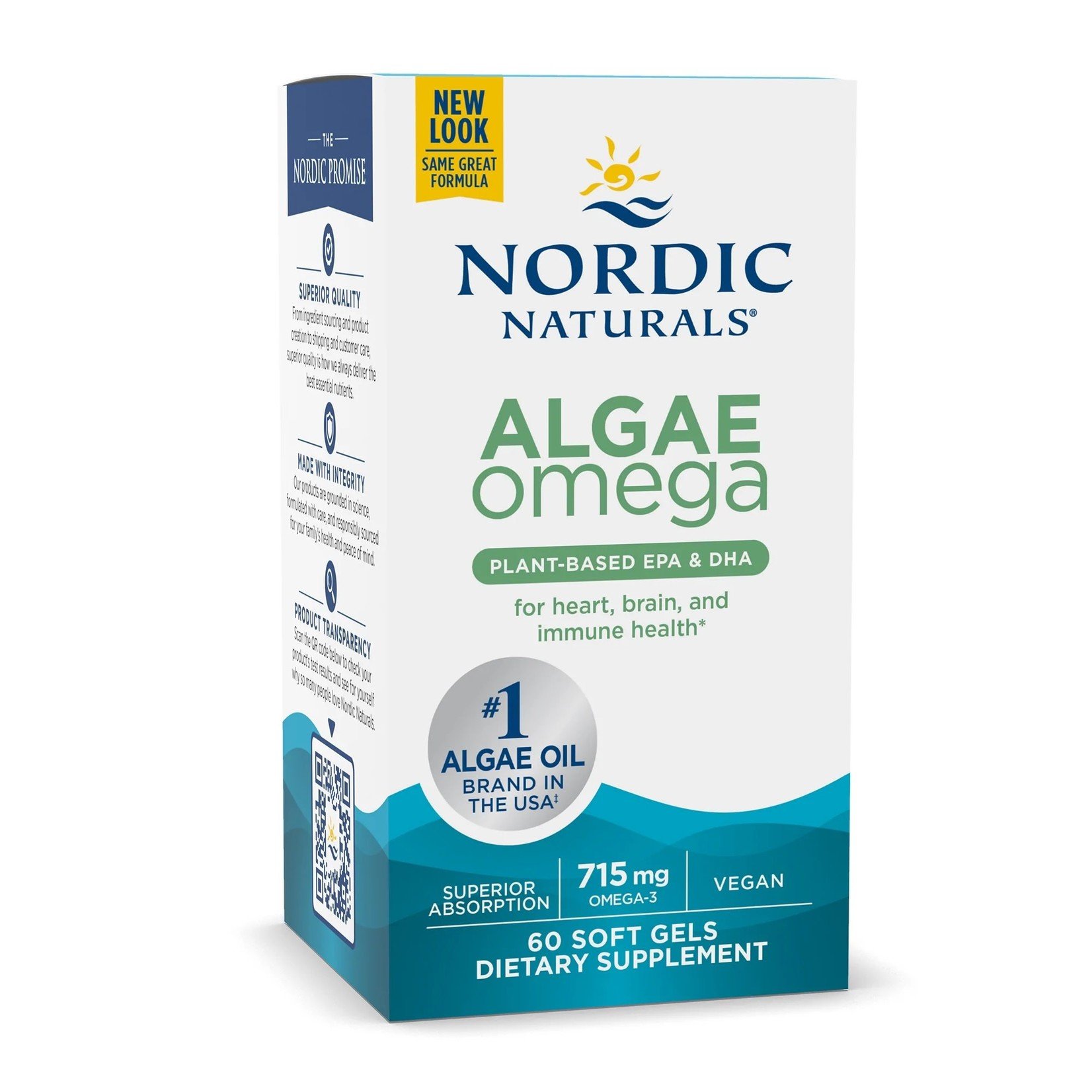 Nordic Naturals Nordic Naturals Algae Omega Vegan 60 Softgels