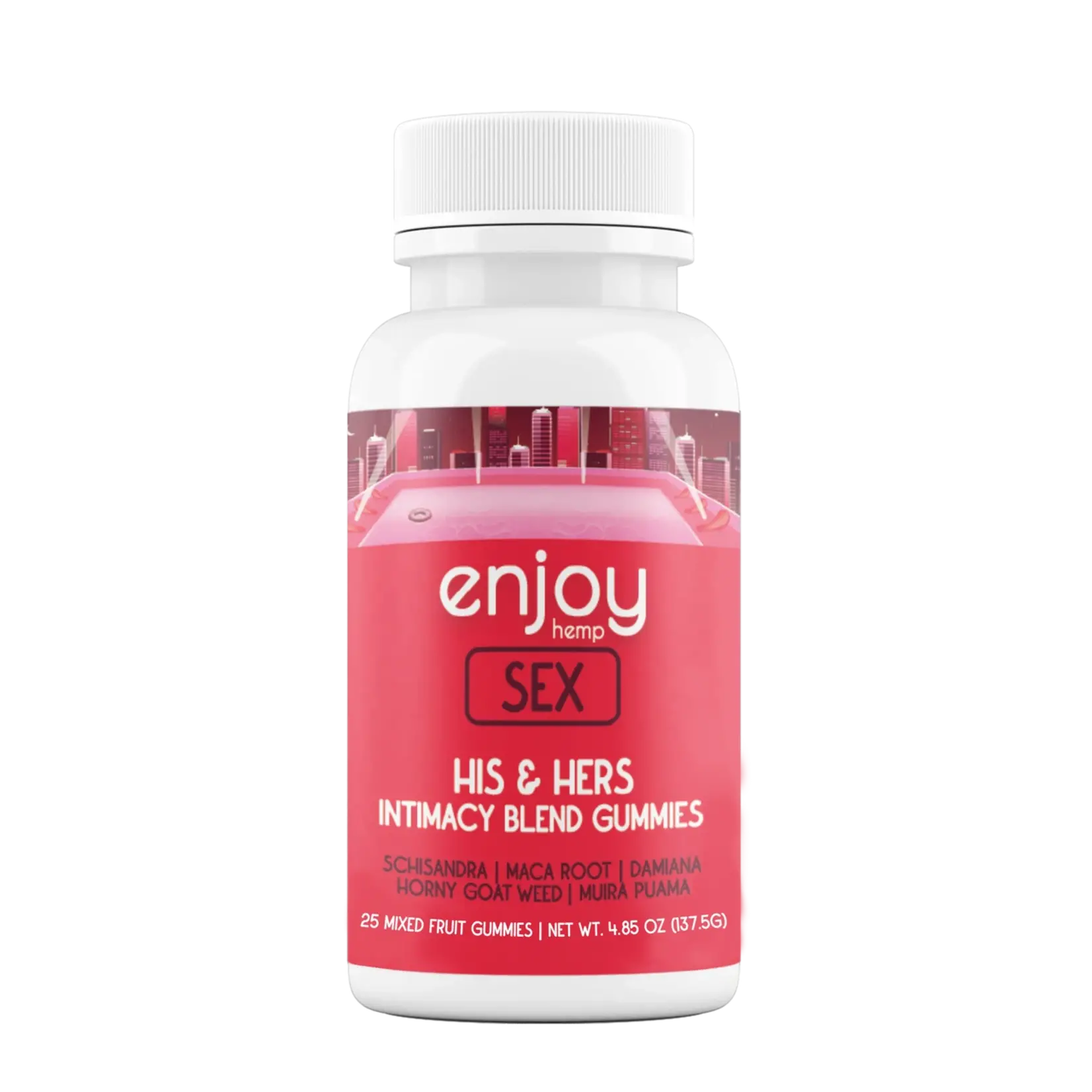 Enjoy Enjoy Fast Acting SEX Intimacy Blend Gummies for Him & Her 25ct