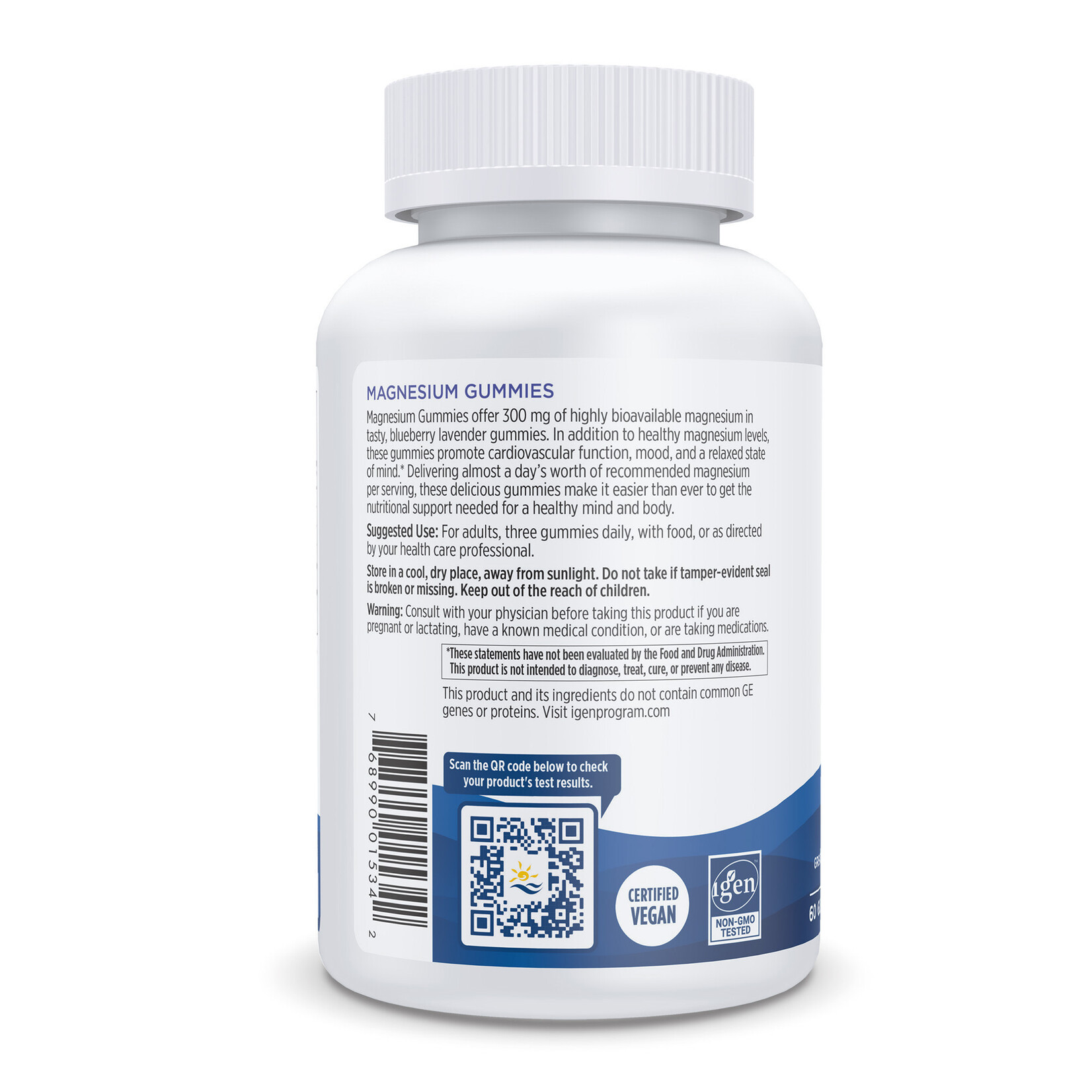 Nordic Naturals Nordic Naturals 300mg Magnesium Gummies 60ct