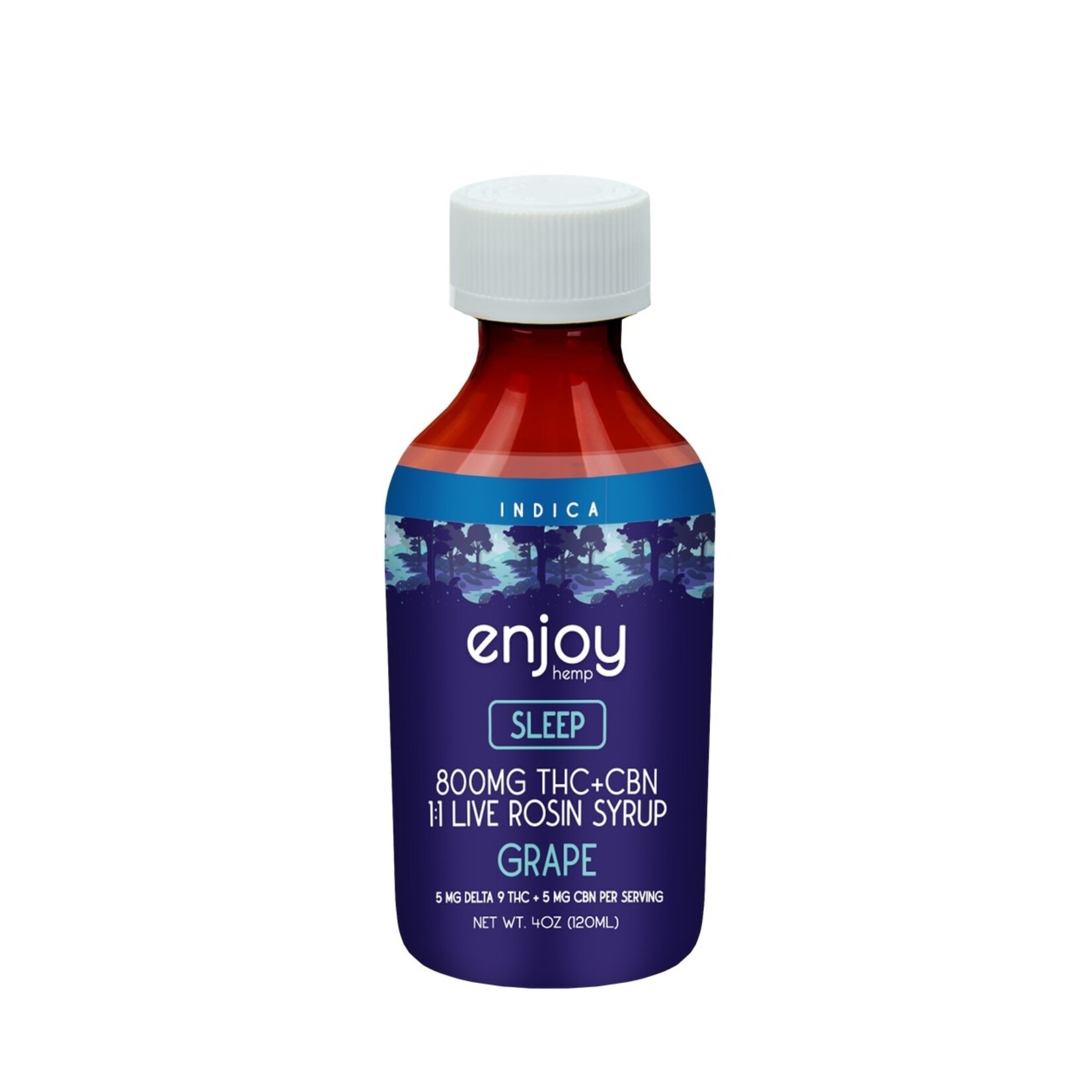 Enjoy Enjoy Delta 9 Sleep Grape Syrup 800mg THC + CBN 4oz