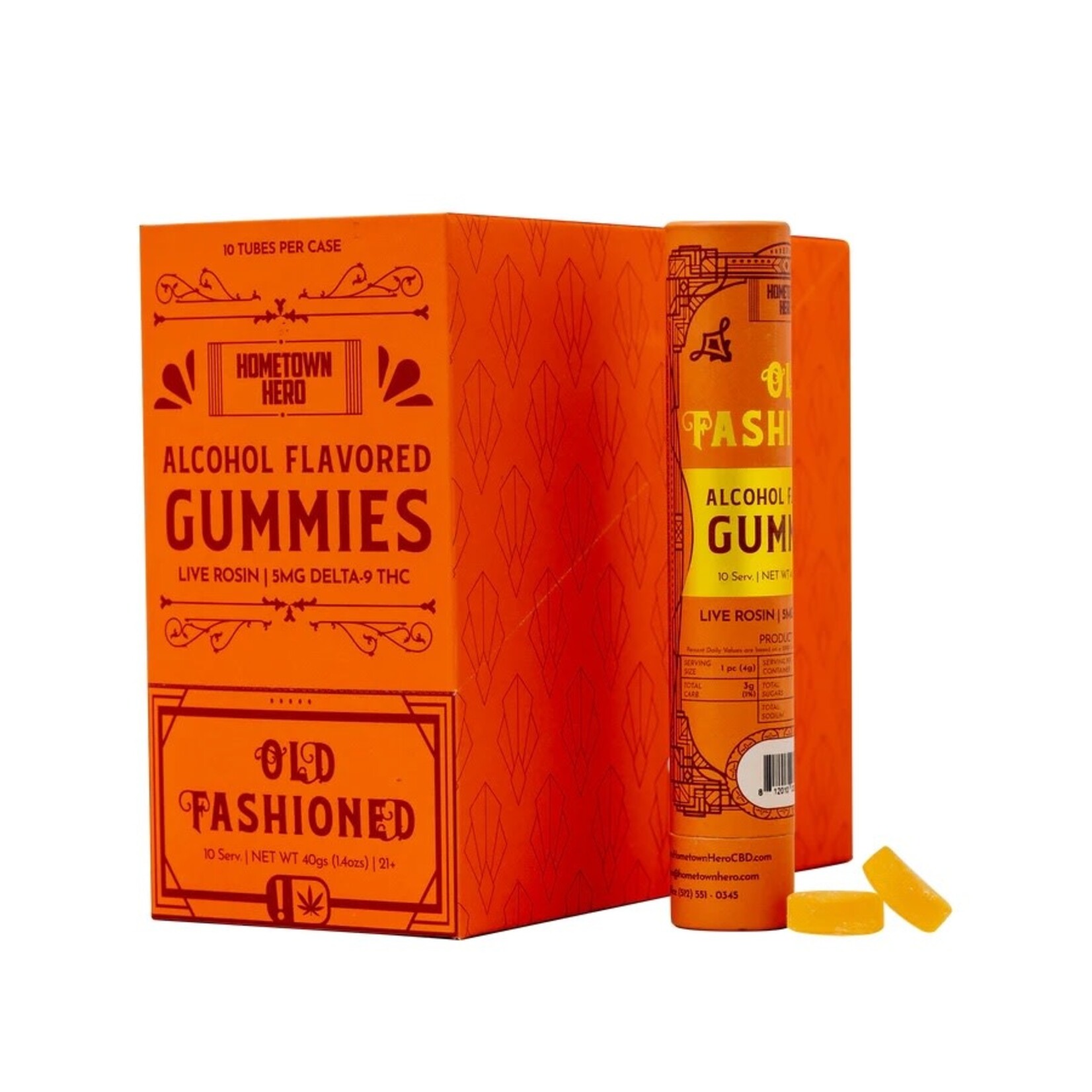 Hometown Hero Hometown Hero Live Rosin Gummies Alcohol Flavored