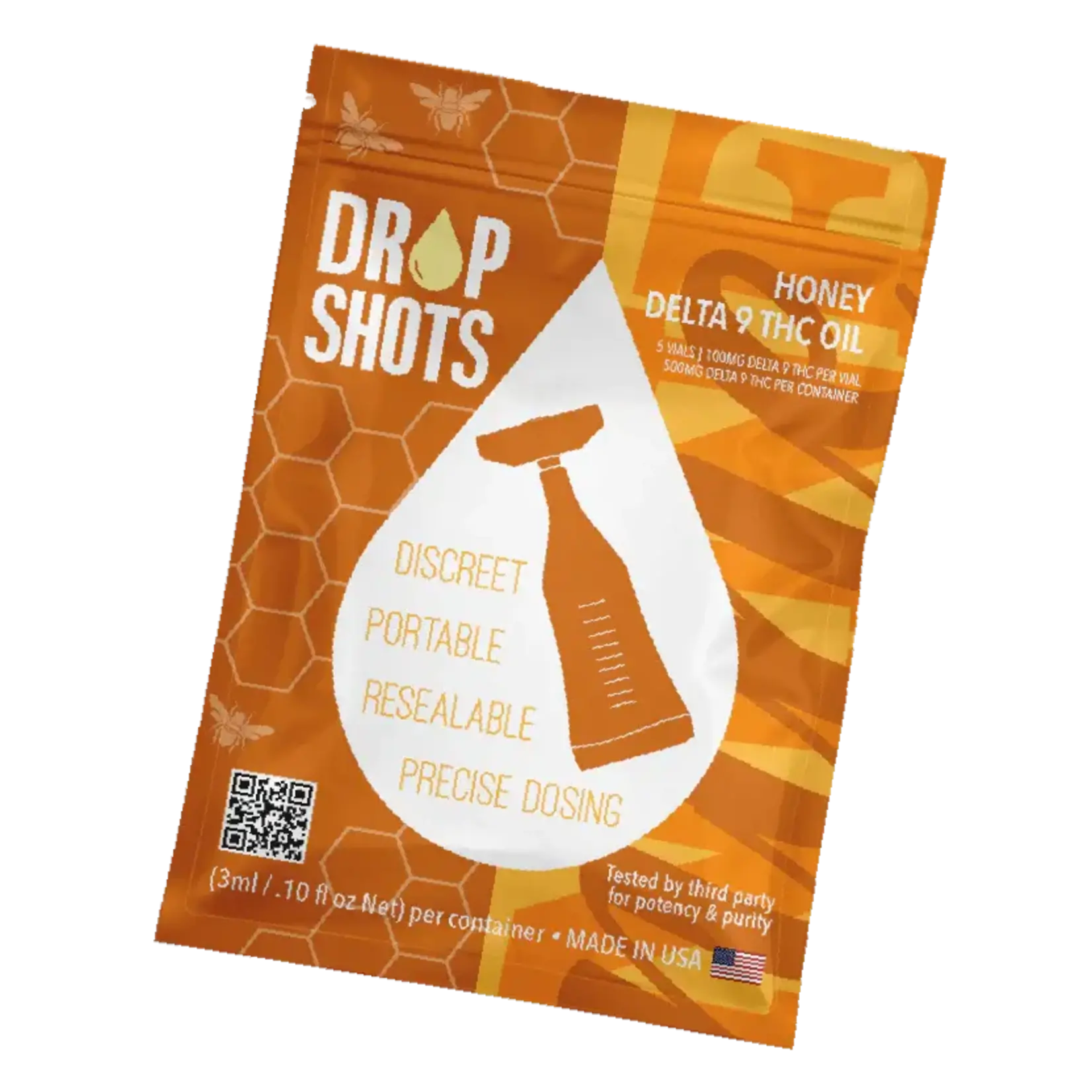 Drop Shots Drop Shots Honey 100mg Delta 9 THC Oil