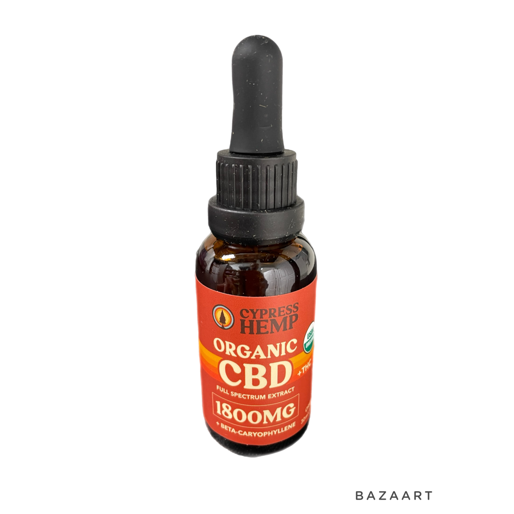 Cypress Hemp Cypress Hemp USDA Organic CBD Oil + BCP 30ml