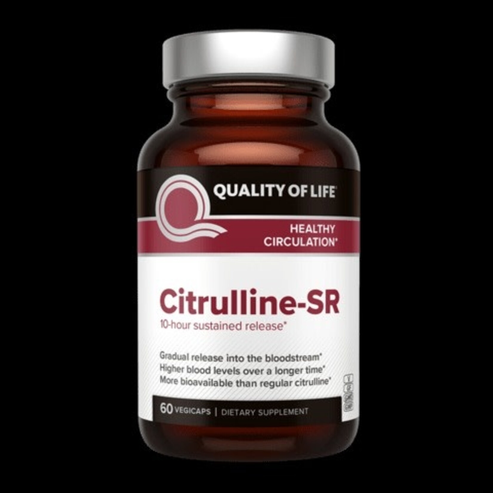 Quality of Life QOL Citrulline-SR 60 Vegicaps