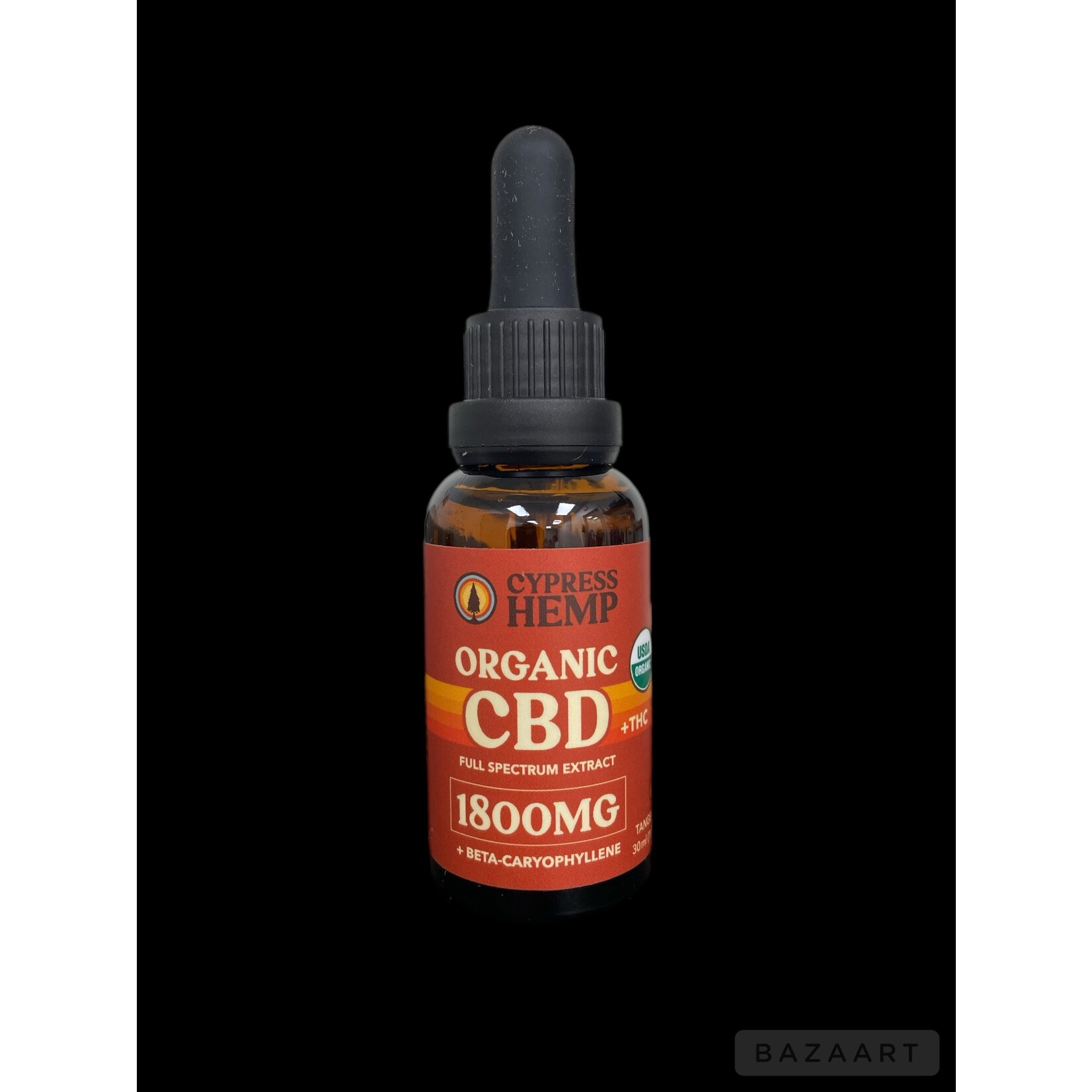 Cypress Hemp Cypress Hemp Full Spectrum Organic CBD Extract + BCP 30ml