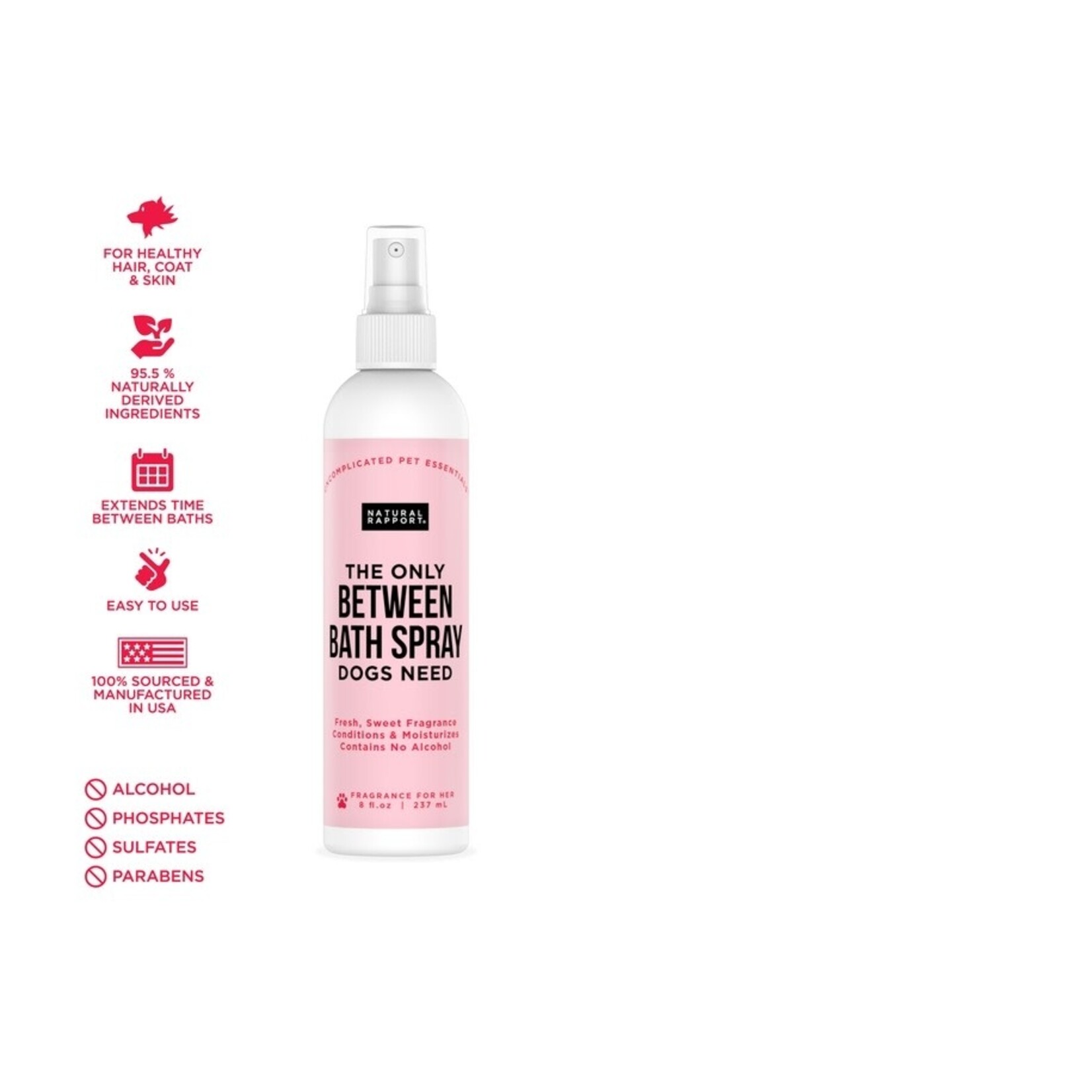 Natural Rapport Natural Rapport The Only Between Bath Spray Dogs Need 3oz