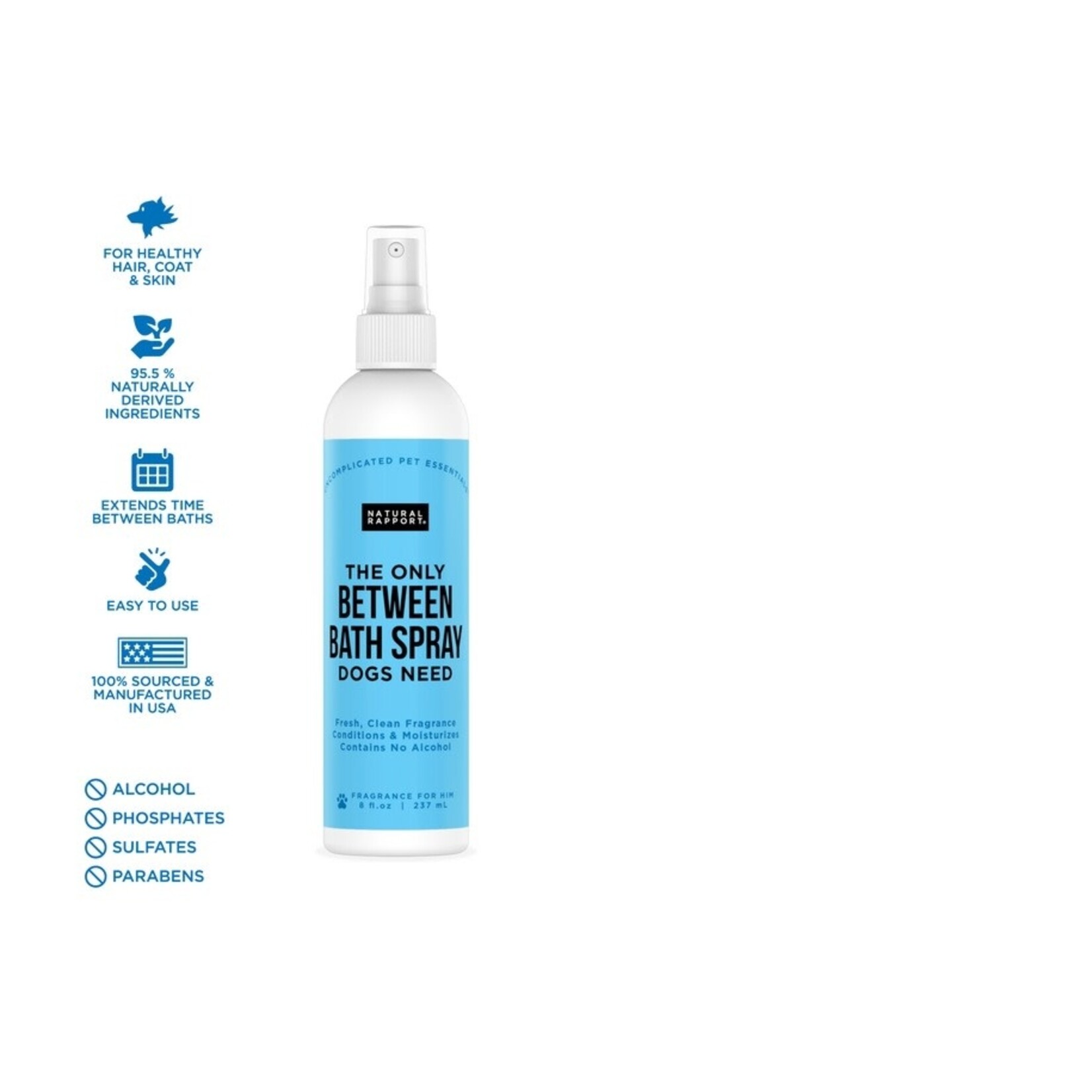Natural Rapport Natural Rapport The Only Between Bath Spray Dogs Need 3oz