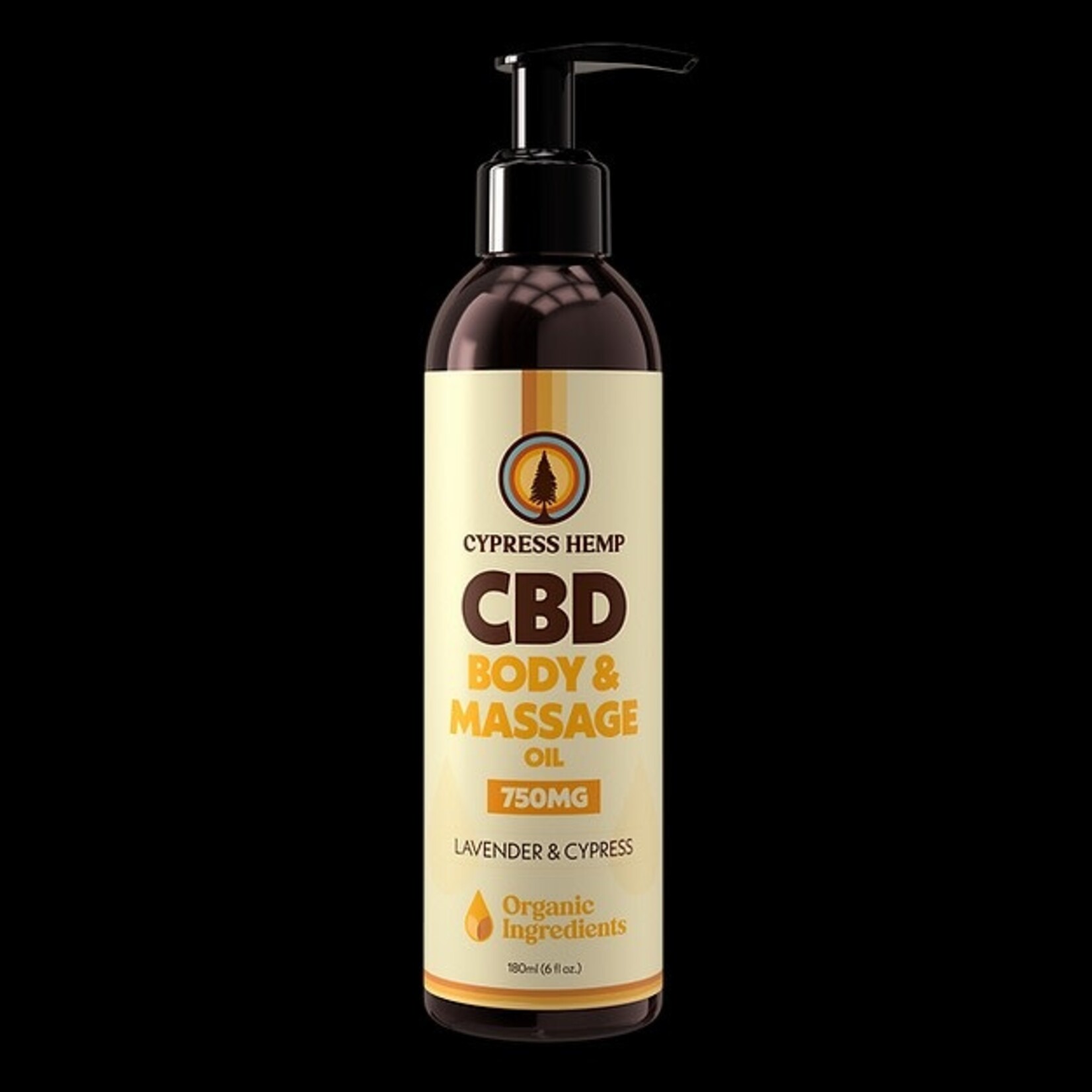 Cypress Hemp Cypress Hemp 750mg CBD Body and Massage Oil