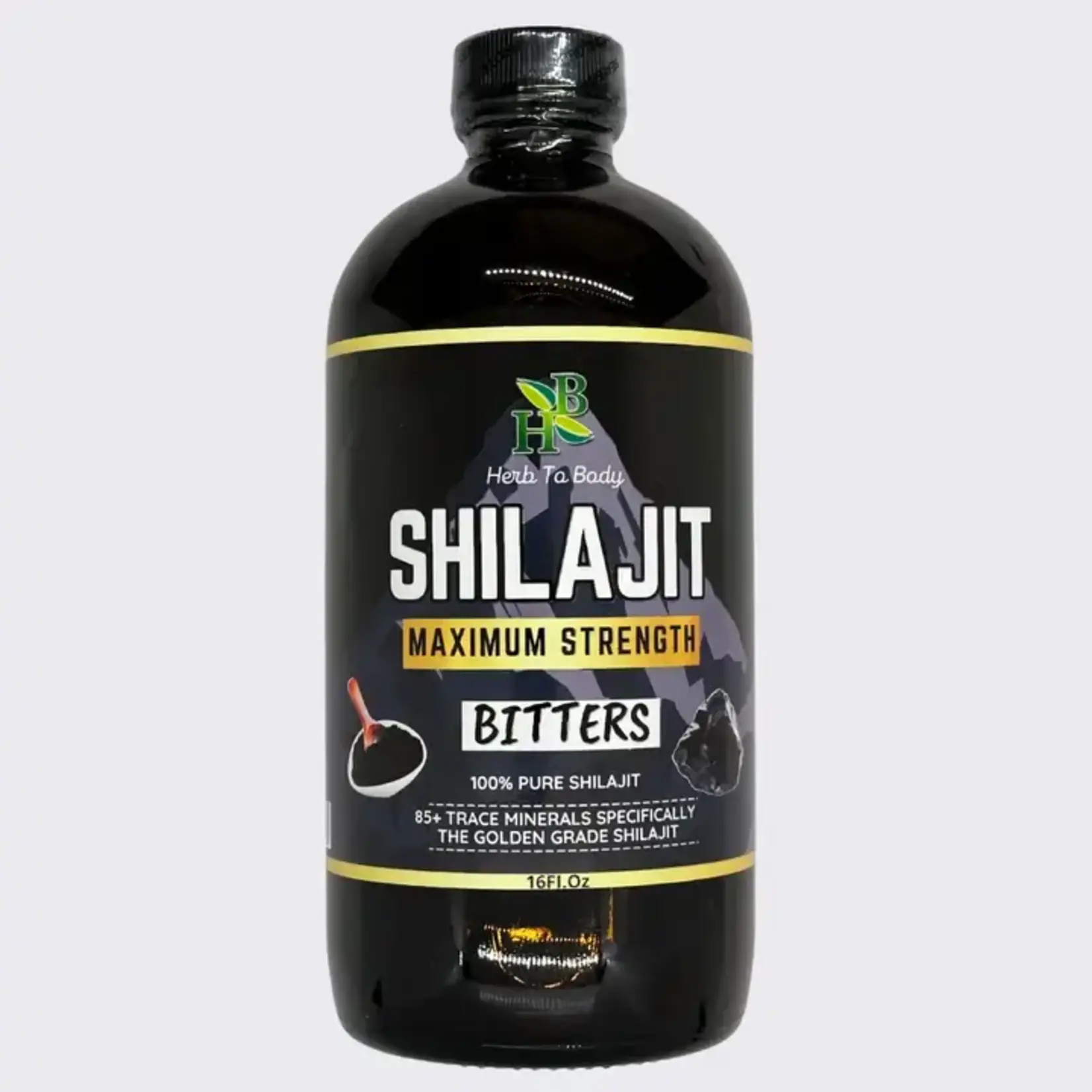 Herb to Body Herb to Body Pure Shilajit Bitters Maximum Strength 16oz