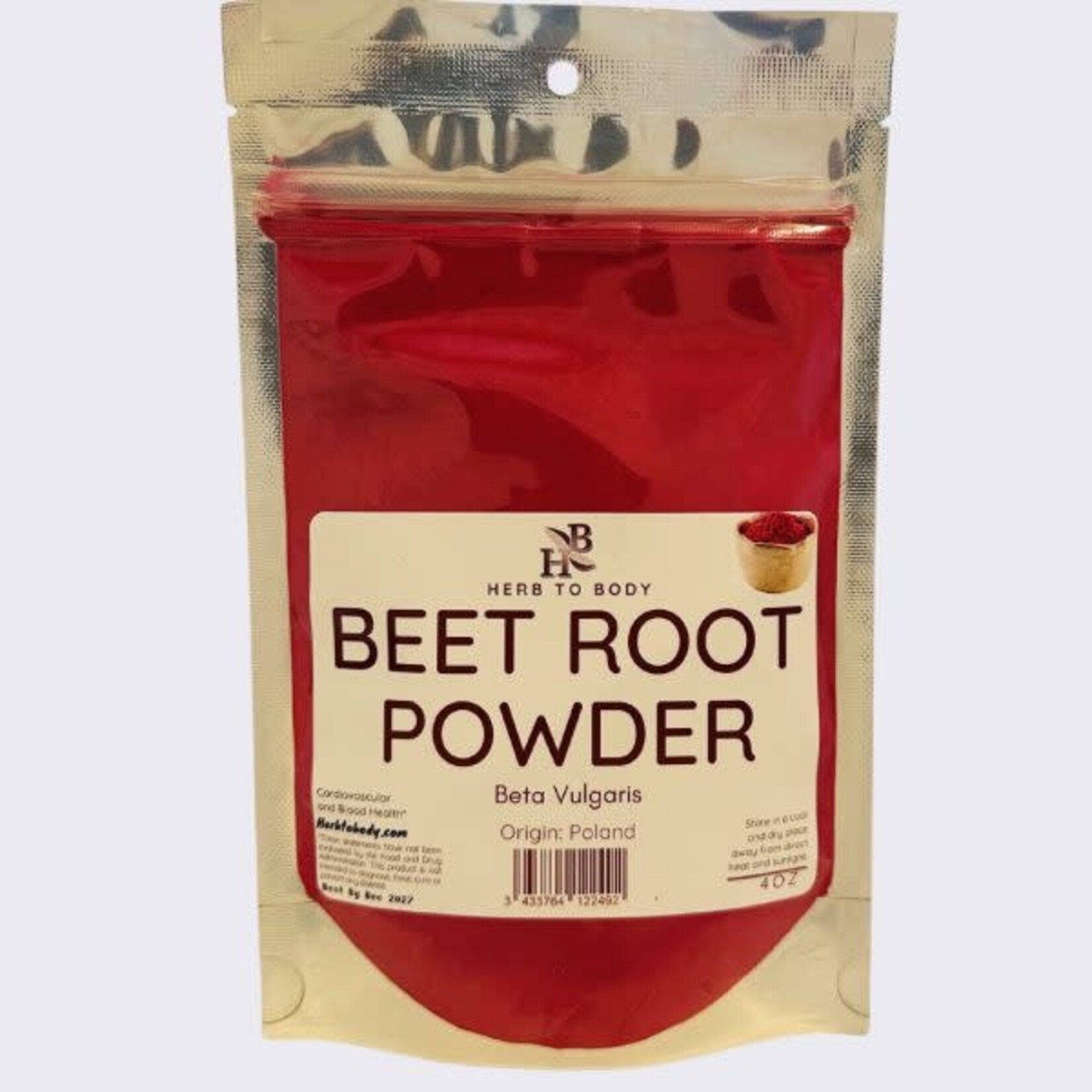 Herb to Body Herb to Body Beet Root Powder Beta Vulgaris 4oz