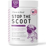 Chew & Heal Chew & Heal Stop the Scoot for Dogs 120 Soft Chews