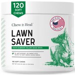 Chew & Heal Chew + Heal Lawn Saver Eliminates Yellow Grass 120 Soft Chews