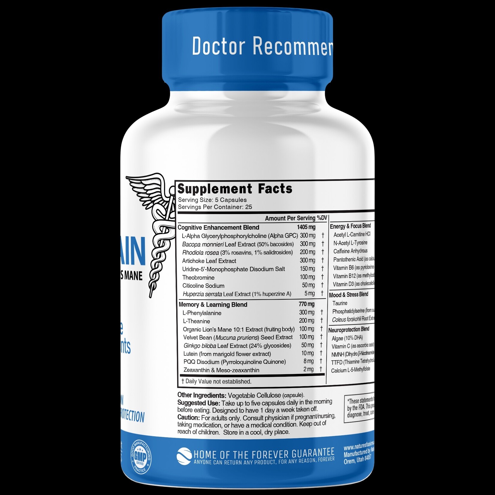 Natures Fusion Nutri Ultimate APEX Brain 125ct