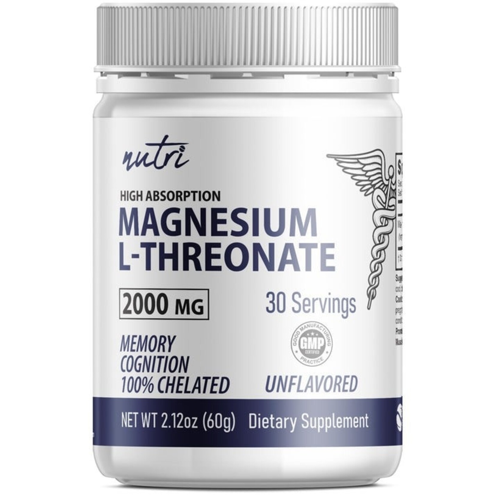Natures Fusion Nutri Natures Fusion Magnesium L-Threonate 2000mg  60ct