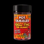 Magnolia Hemp Magnolia Heavy Hitter Pot Tamales 100mg THC per Gummy 20ct