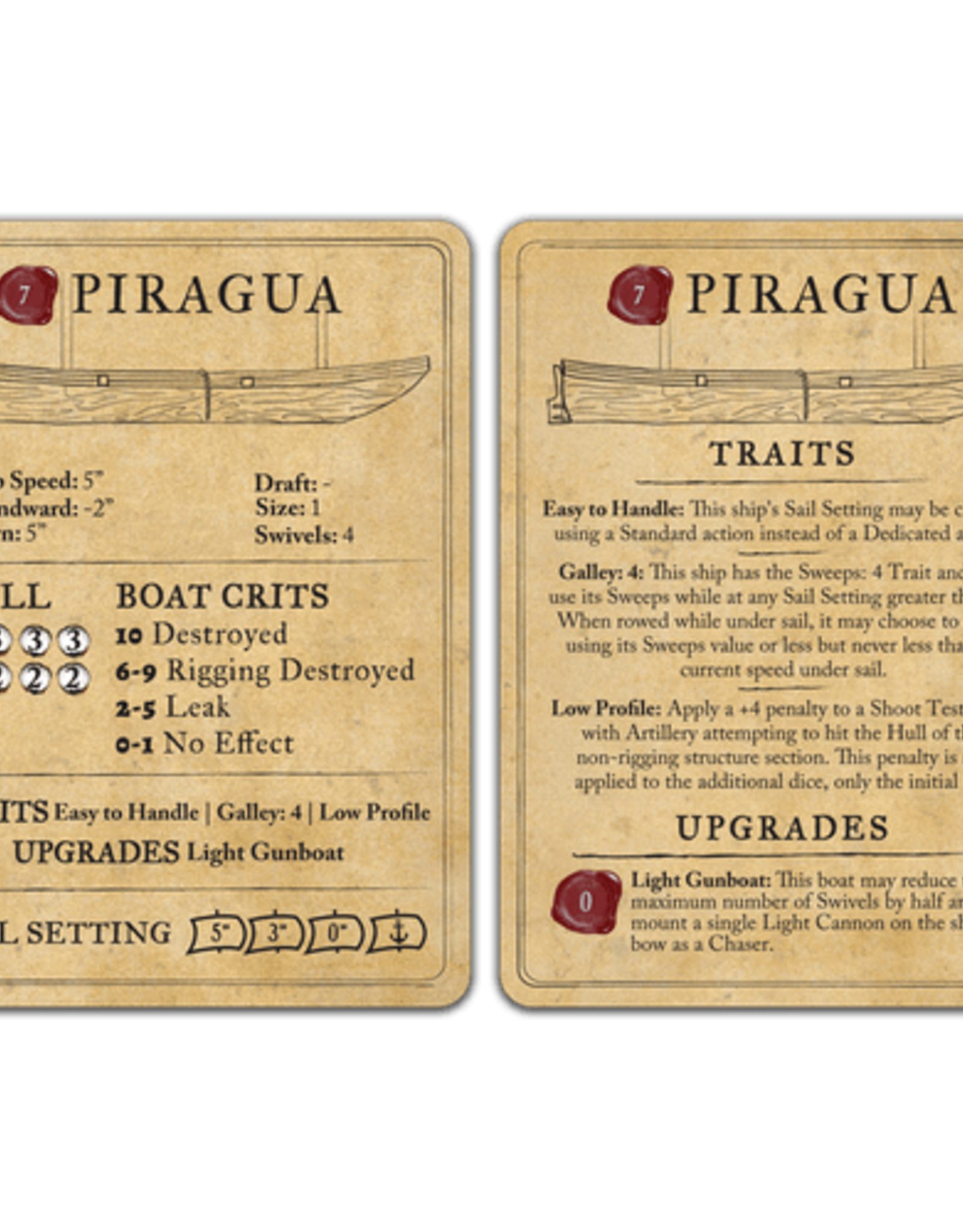 Firelock Games Piragua (Blood & Plunder)