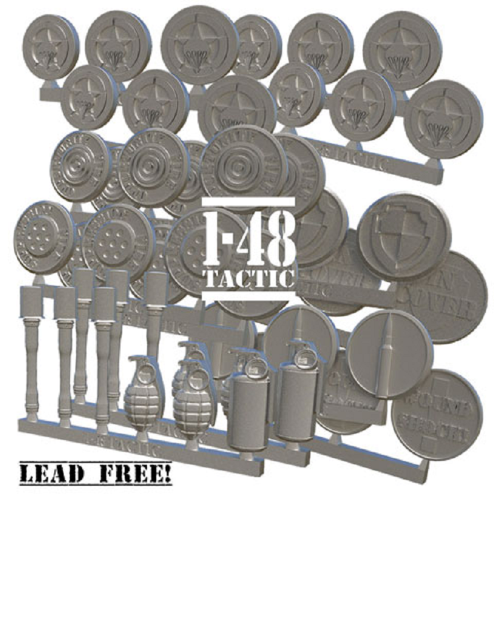 Baueda US metal token set