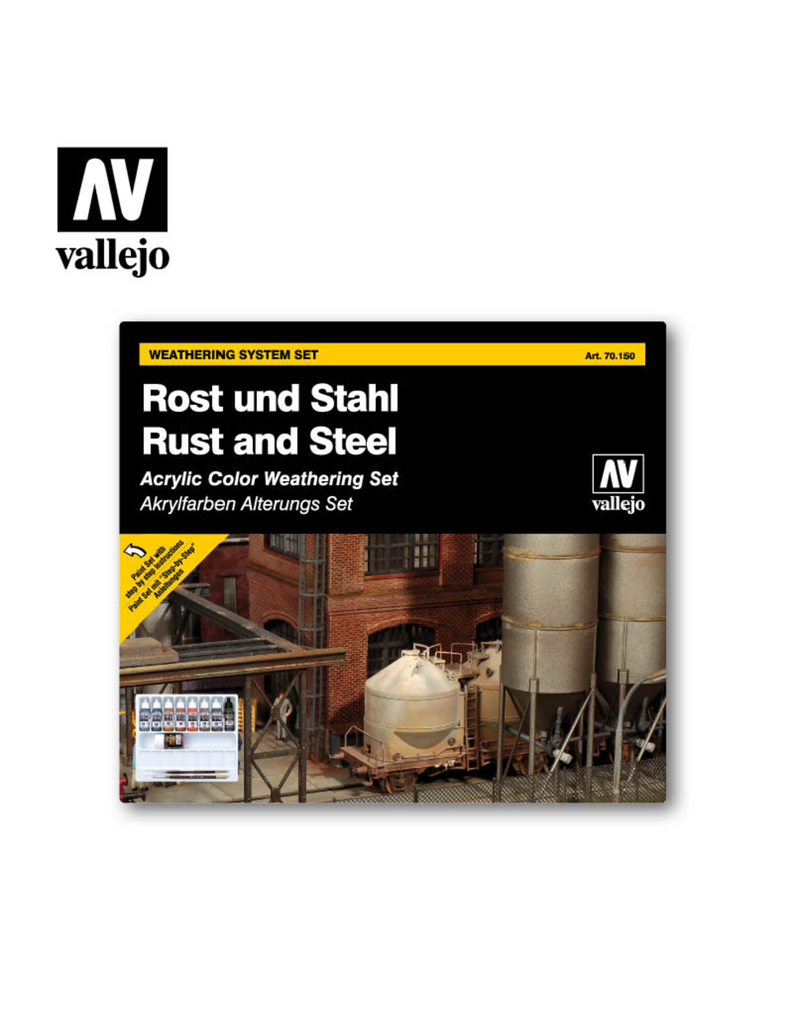 Vallejo Rust & Steel Weathering Set