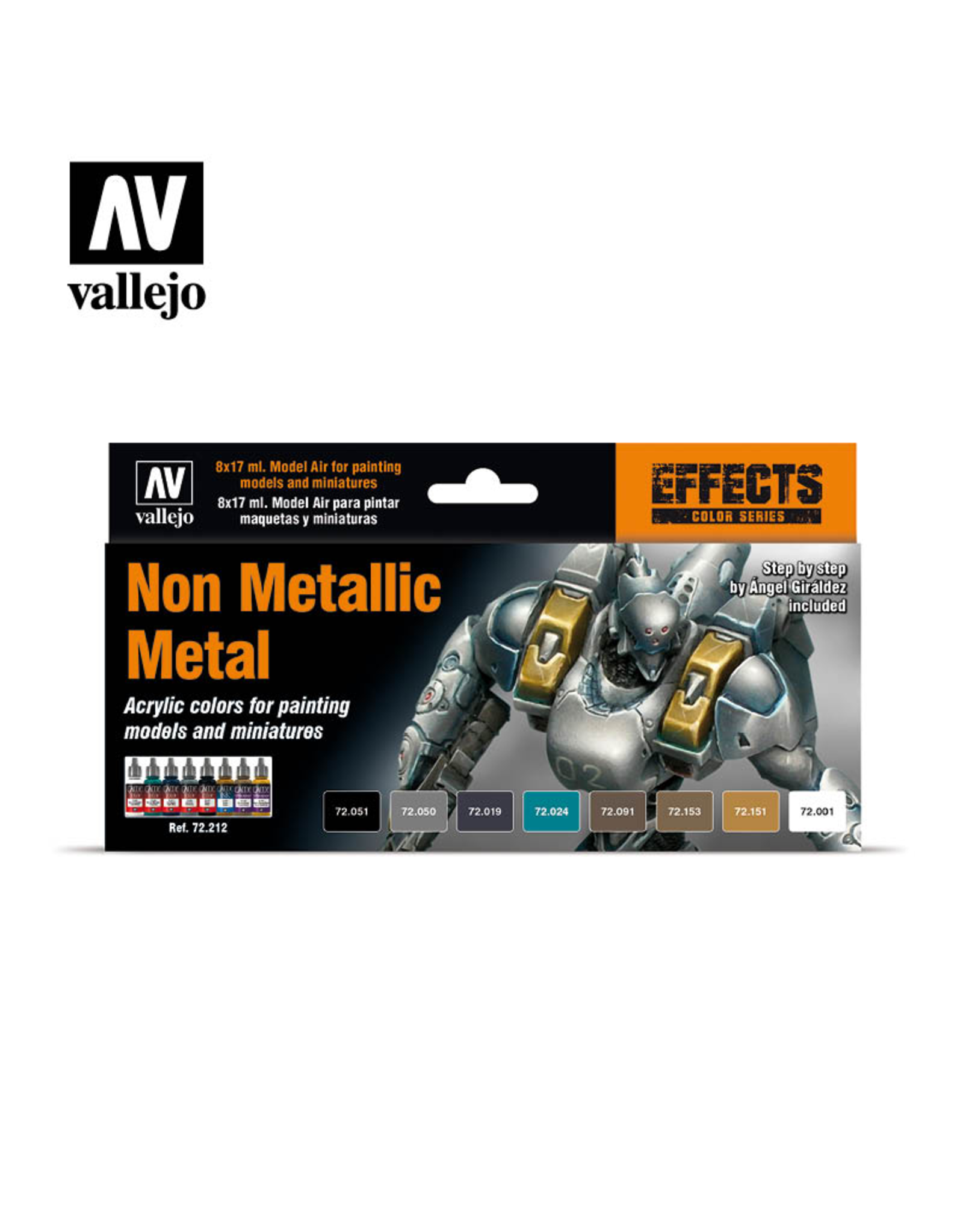 Vallejo Non Metallic Metal Paint Set