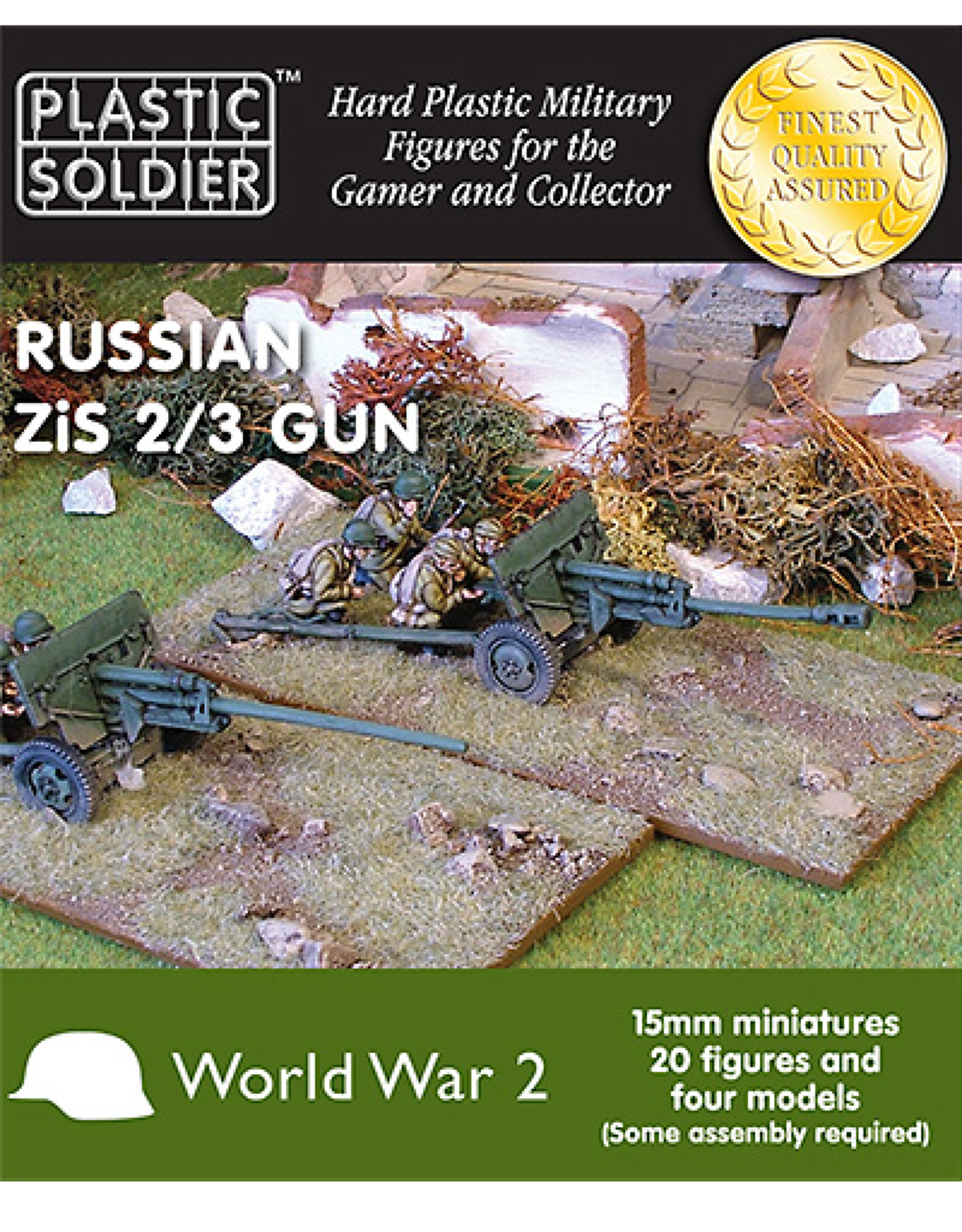 Plastic Soldier Company Russian Zis2/3 anti tank and field gun