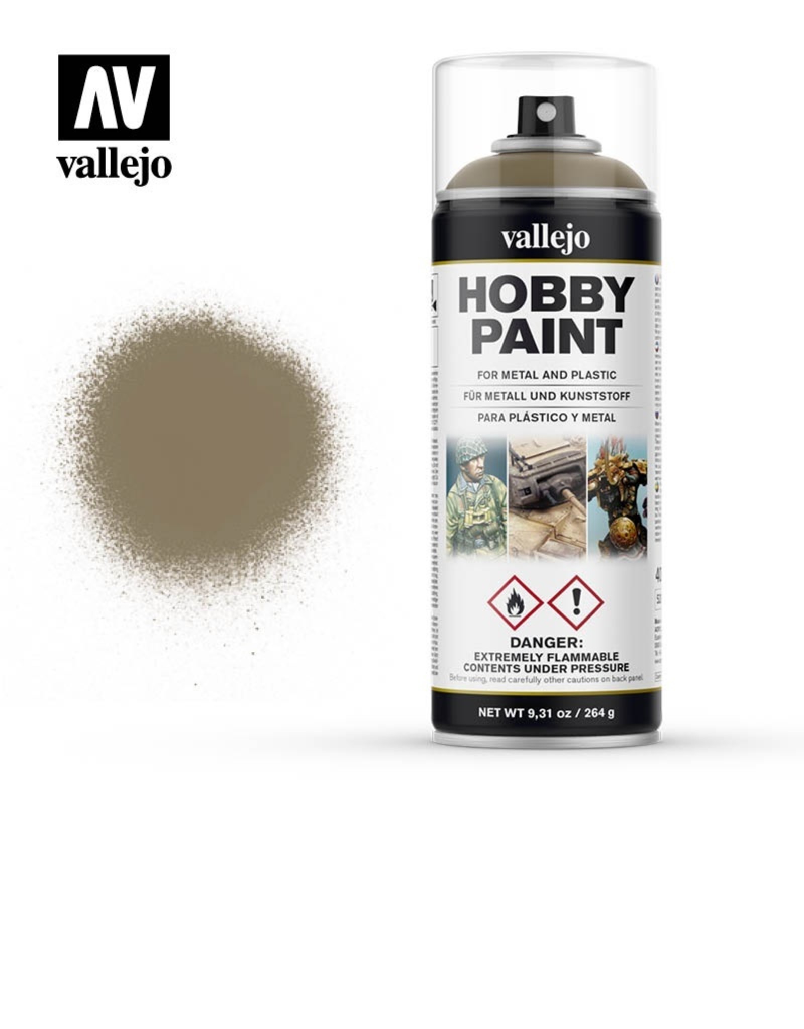 Vallejo US Khaki spray paint