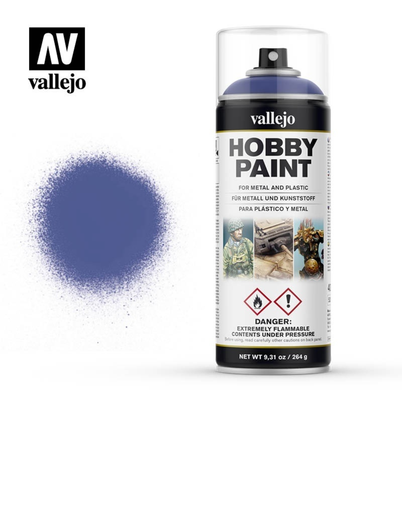 Vallejo Ultramarine Blue spray paint