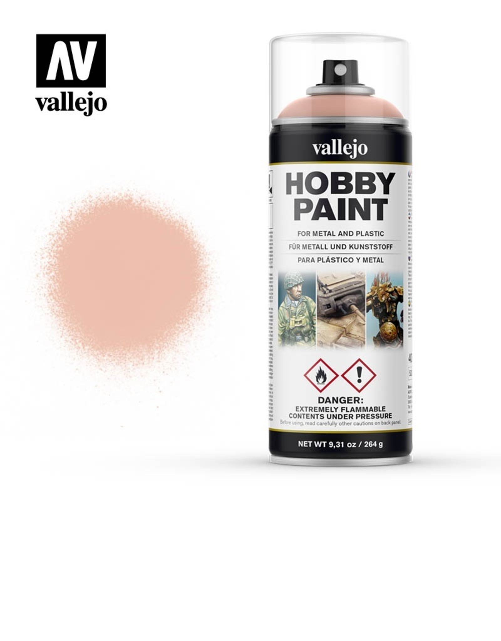 Vallejo Pale Flesh spray paint