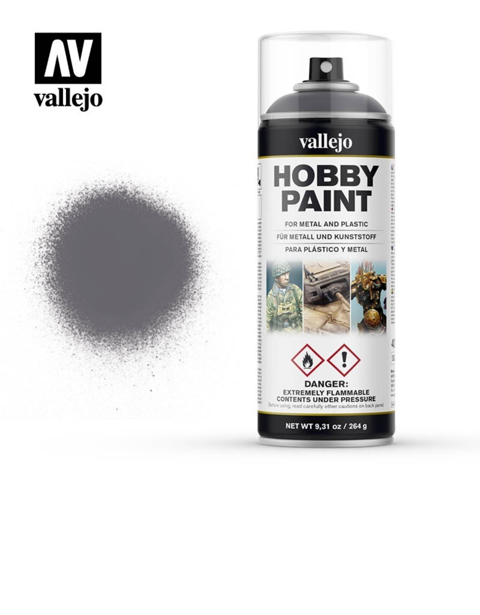 Vallejo Gunmetal spray paint