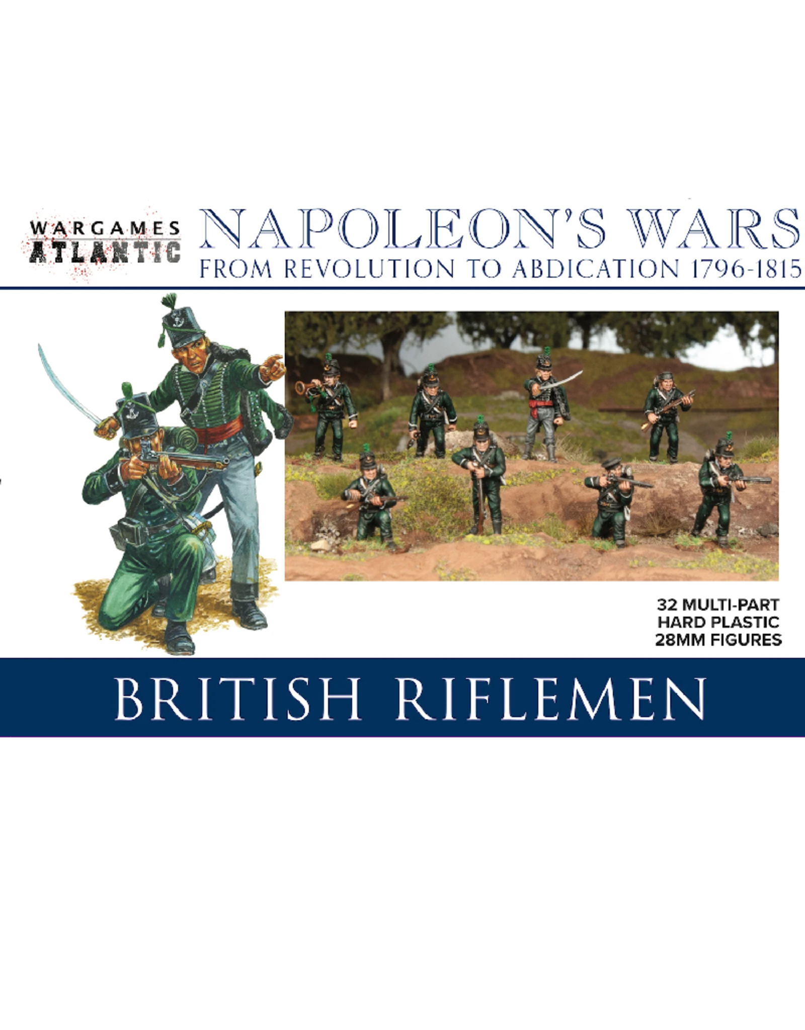 Wargames Atlantic British Napoleonic Riflemen
