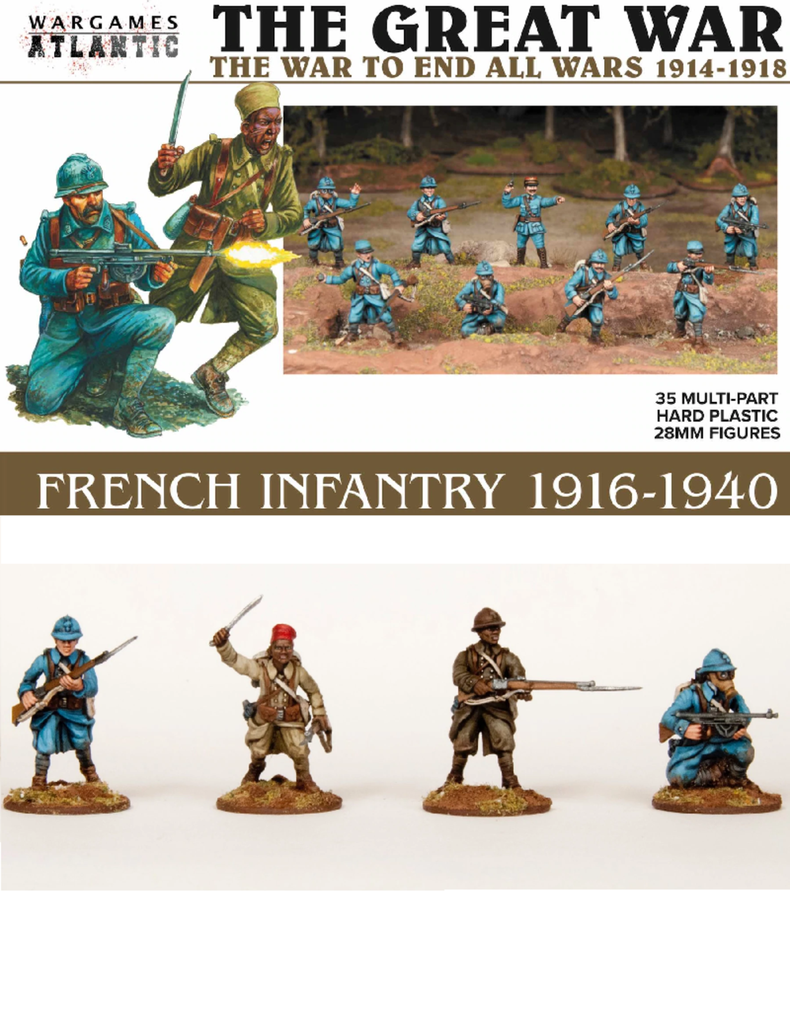 Wargames Atlantic French Infantry 1916-40