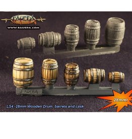 Baueda Wooden Drum, barrels and cask (28mm)