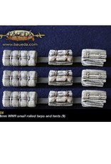Baueda WWII small rolled tarps and tents (28mm)