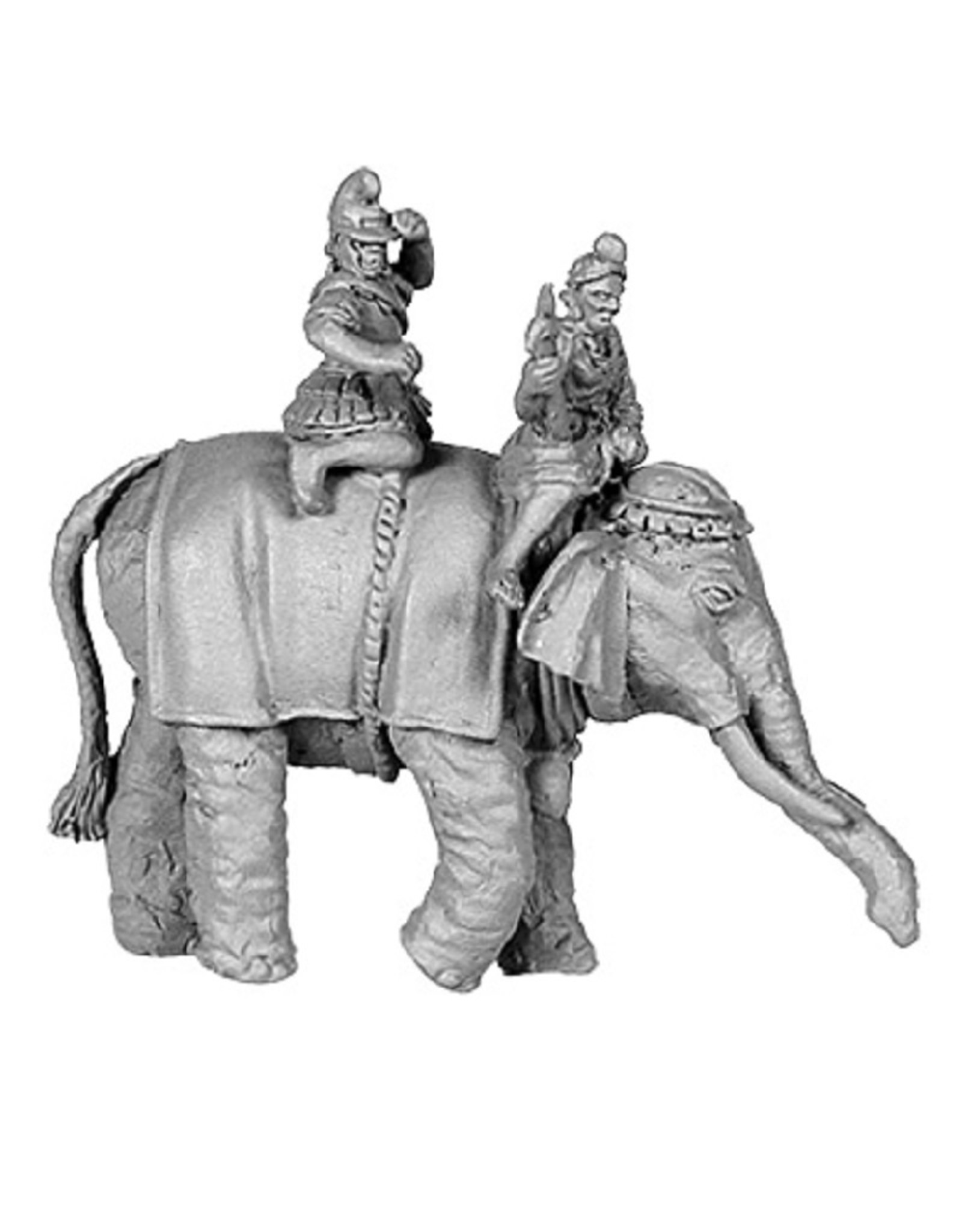 Xyston ANC20162 - Hellenistic Elephant, with 2 crew, Pike Astride Right