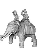 Xyston ANC20132 - Hellenistic Elephant, with 2 crew, Pike Astride Left