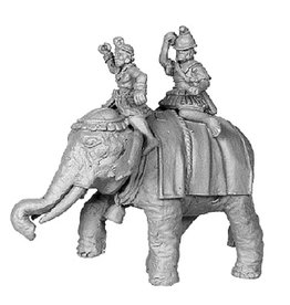 Xyston ANC20132 - Hellenistic Elephant, with 2 crew, Pike Astride Left