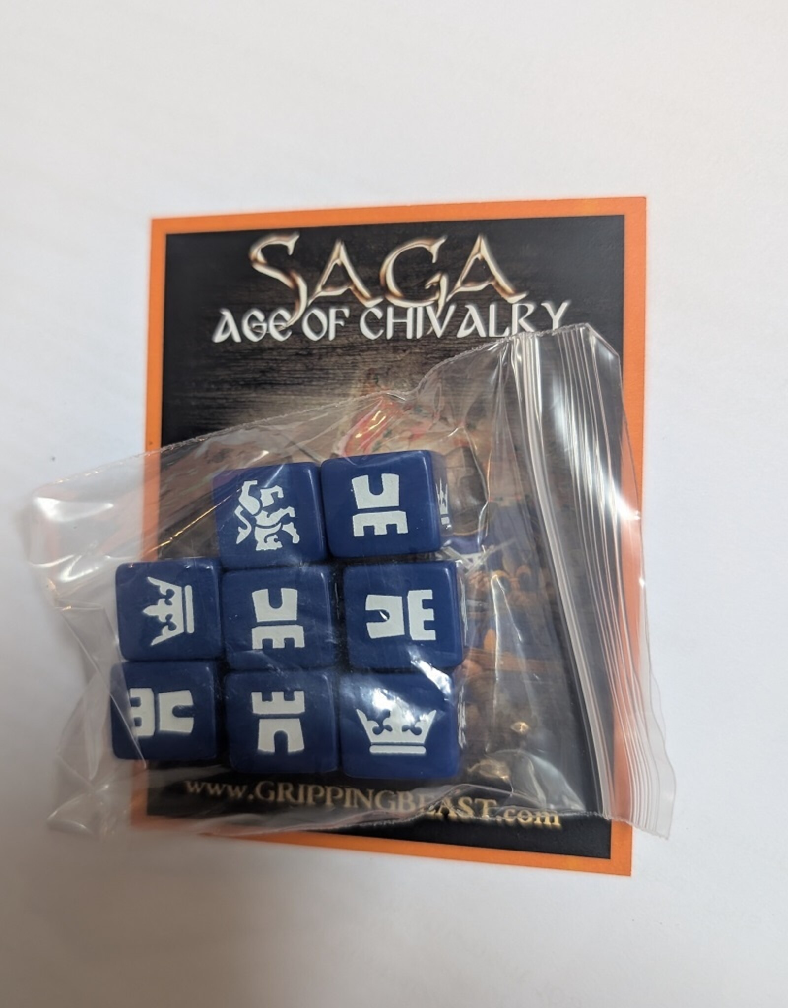 Studio Tomahawk SAGA dice:  Medieval (blue)