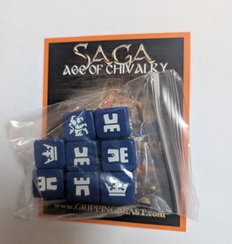 Studio Tomahawk SAGA dice:  Medieval (blue)