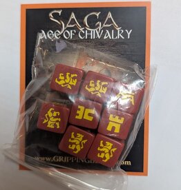 Studio Tomahawk SAGA dice:  Medieval (red)